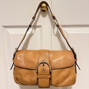 Vintage Coach Leather Shoulder Bag
